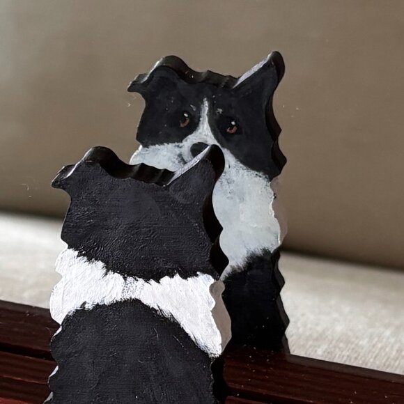 Dog Wall Mirror Judy Rand Handcrafted Vintage 1990s - Picture 2 of 9